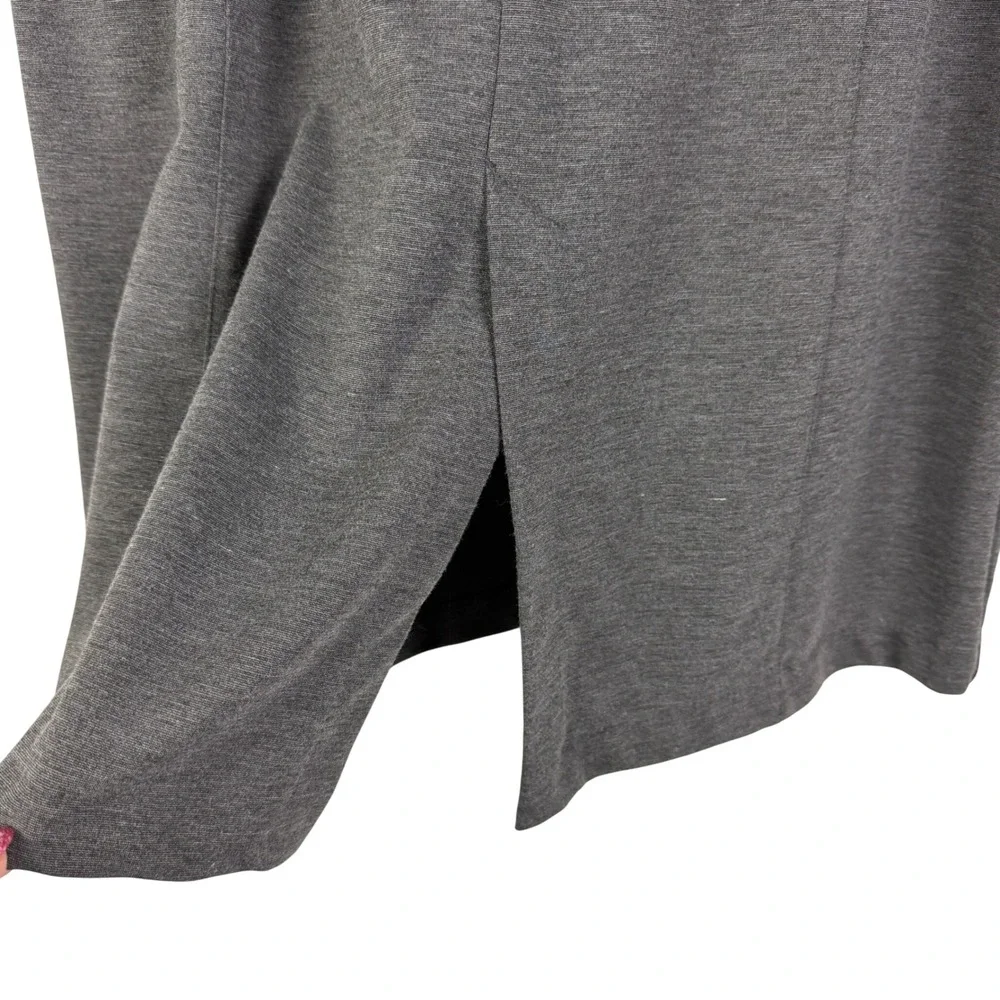 Maxim Liberty Gray Pencil Skirt Women's 18/20W‎ Pull-On Midi Office Career